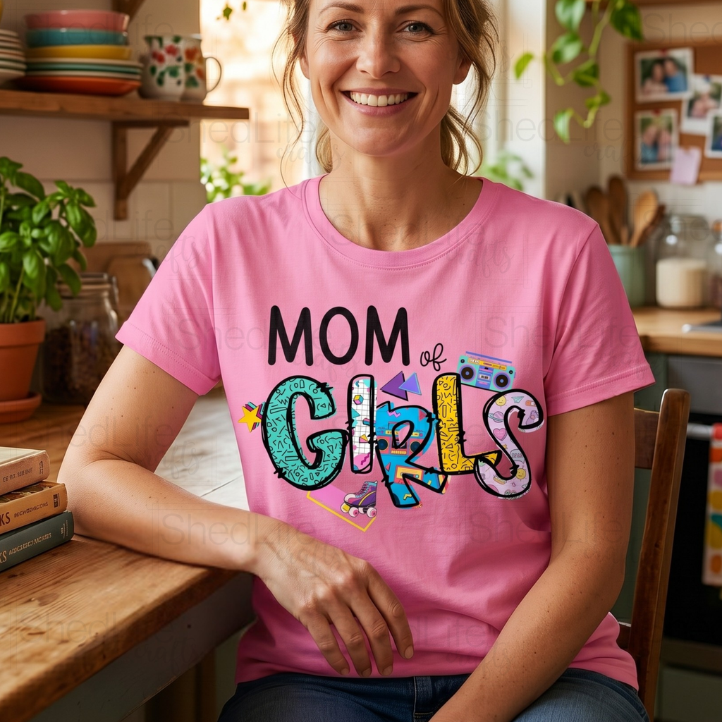 "Mom of Girls" Apparel (1D-451)