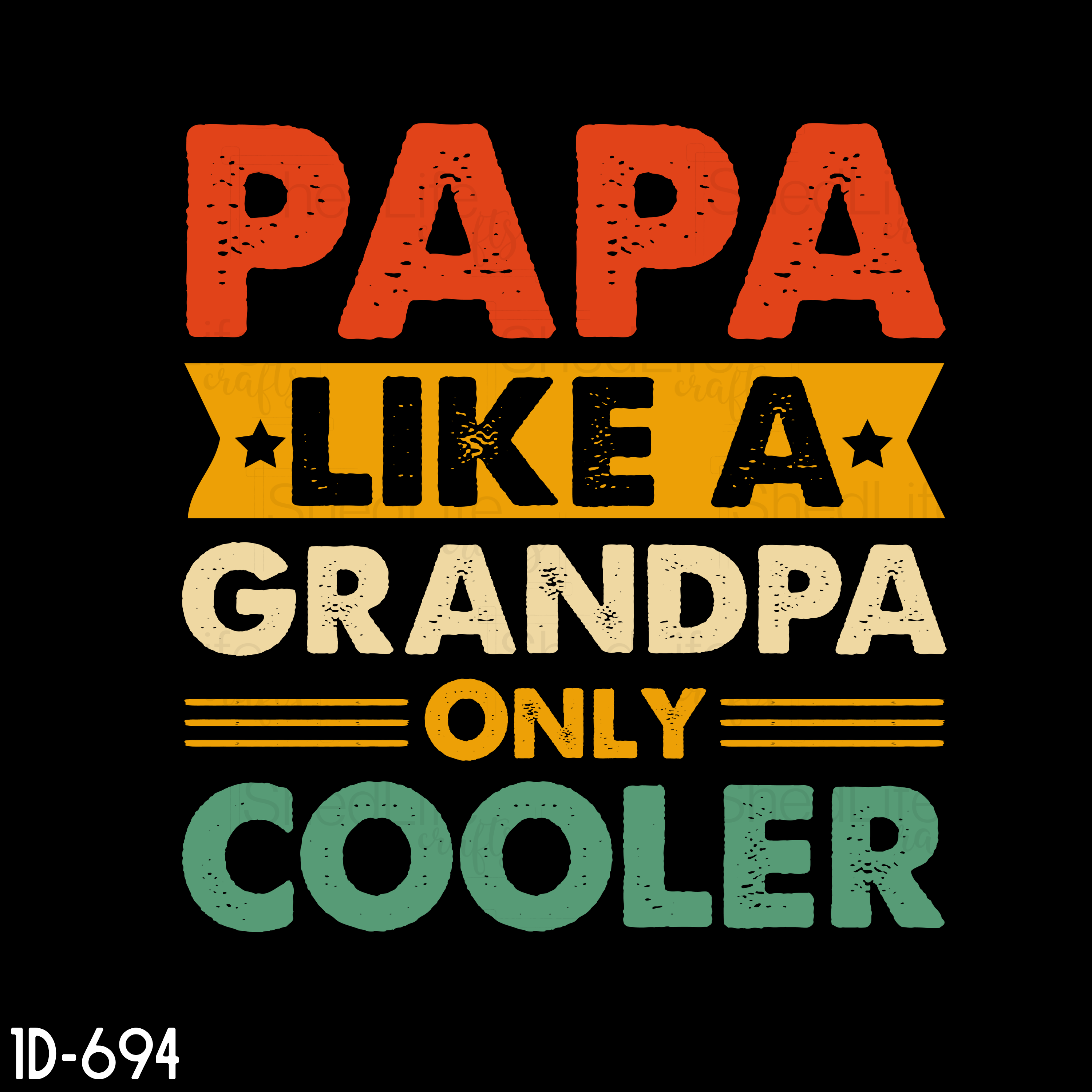 "Cool Papa" Apparel (1D-694)