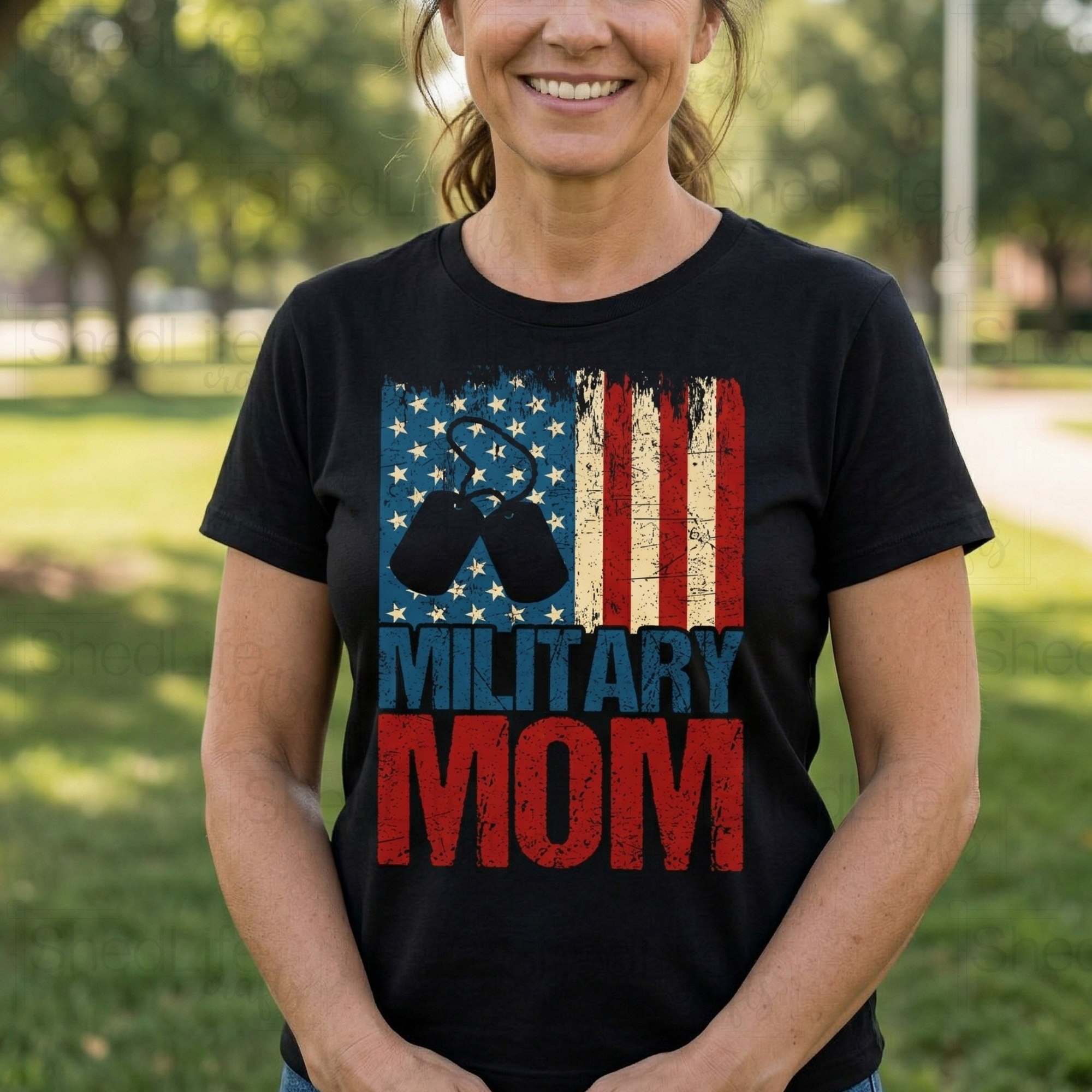 "Military Mom" Apparel (1D-678)