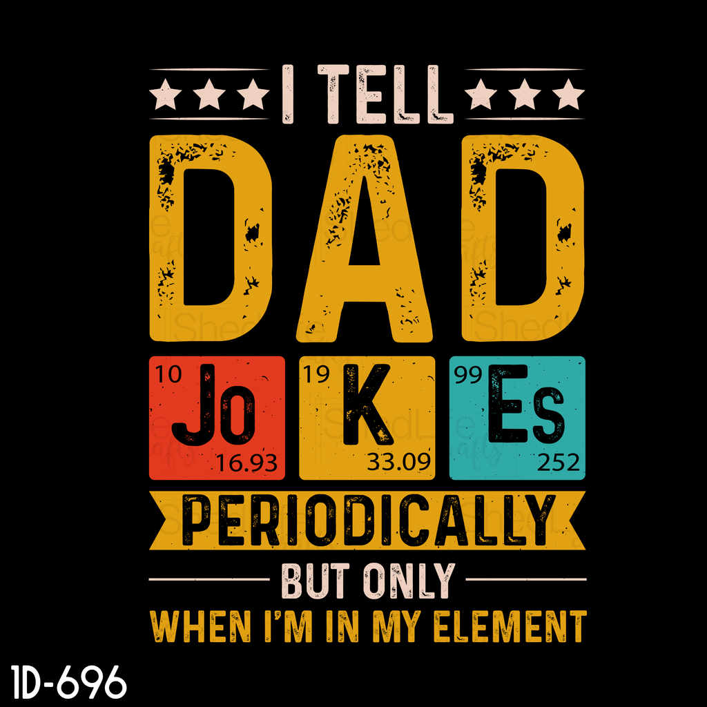 "Dad Jokes" Apparel (1D-696)