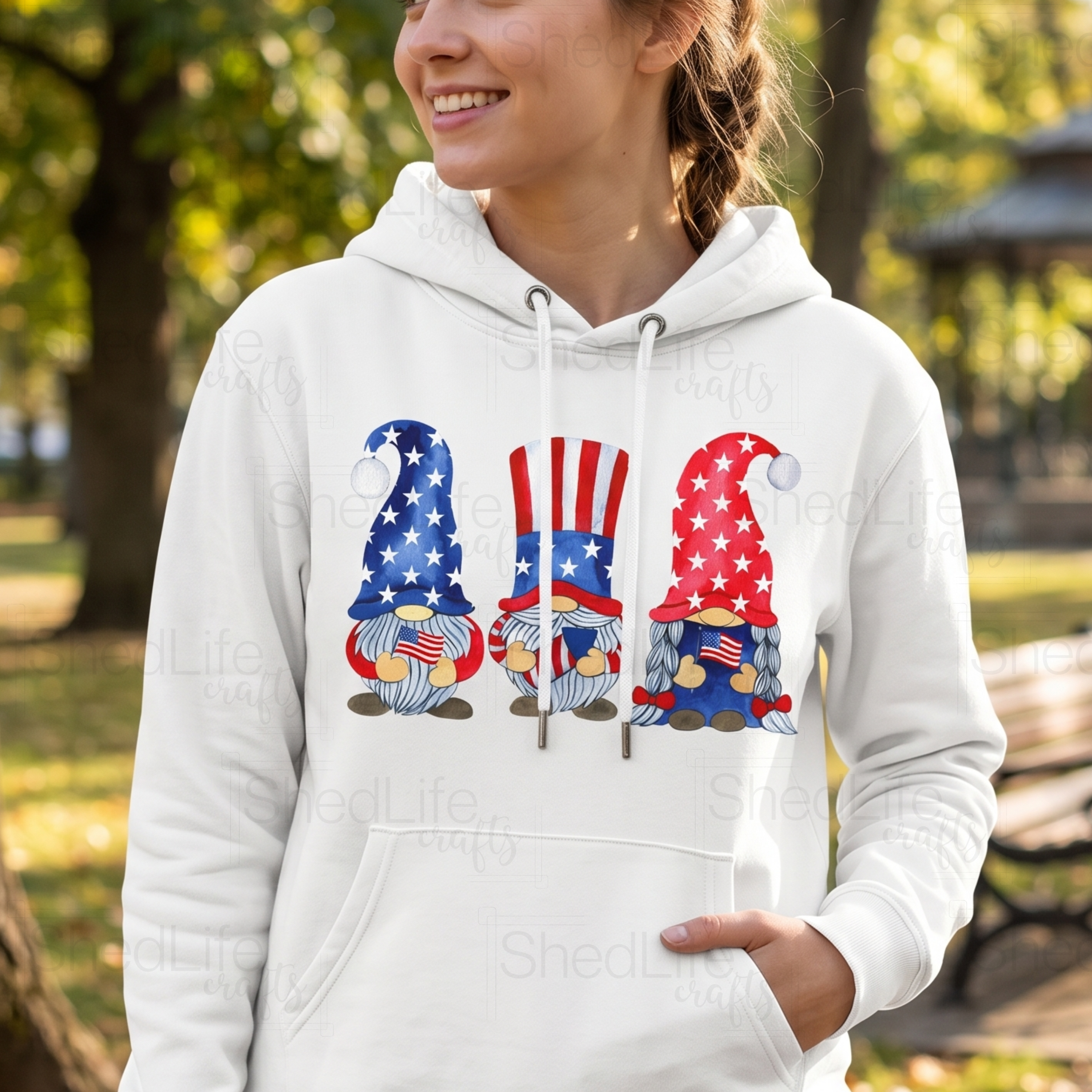 "USA Gnomes" Apparel (4D-220)