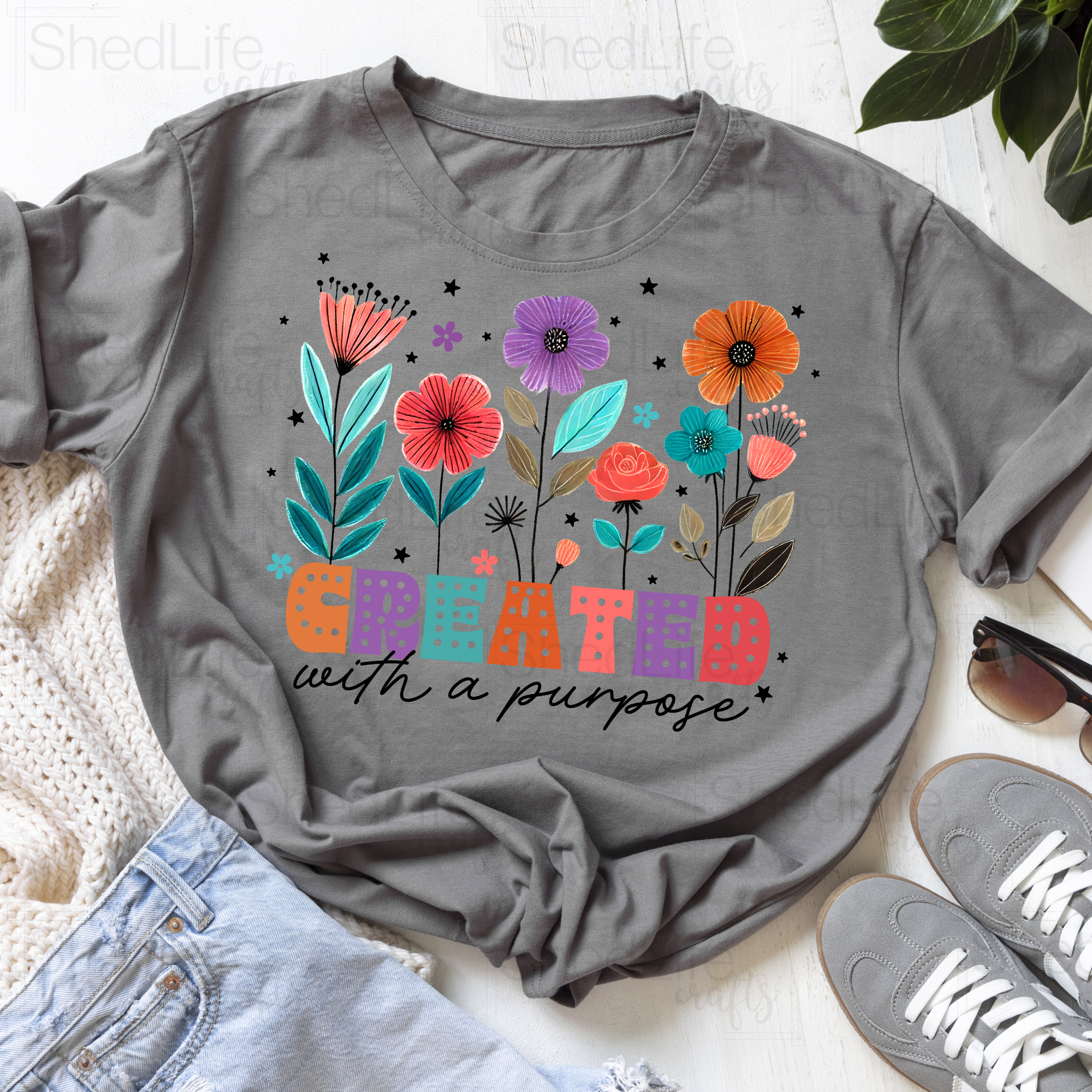 "Created with a Purpose" Apparel (2D-11)