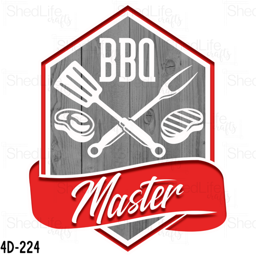 "BBQ Master" Apparel (4D-224)