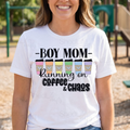 "Boy Mom: Coffee & Chaos" Apparel (1D-450)
