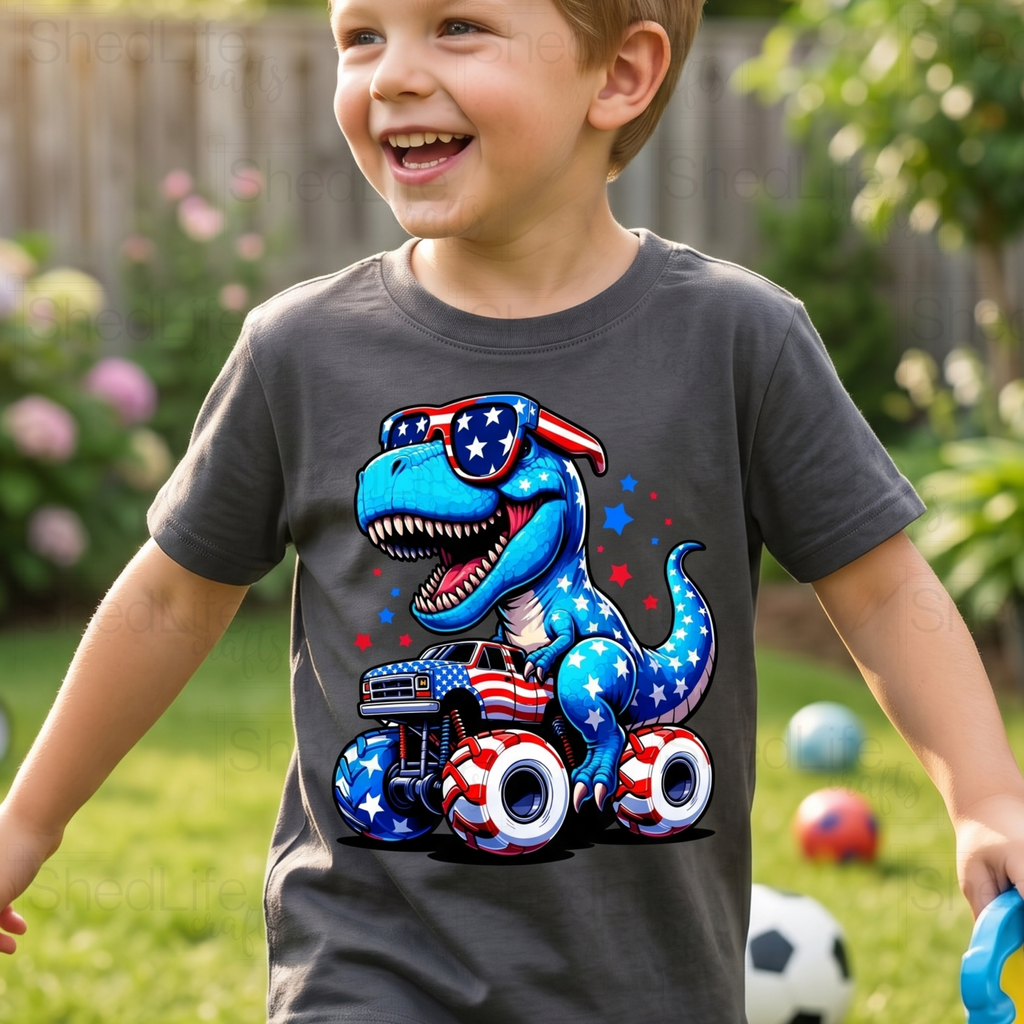 "July 4th T-Rex" Apparel (4D-249)