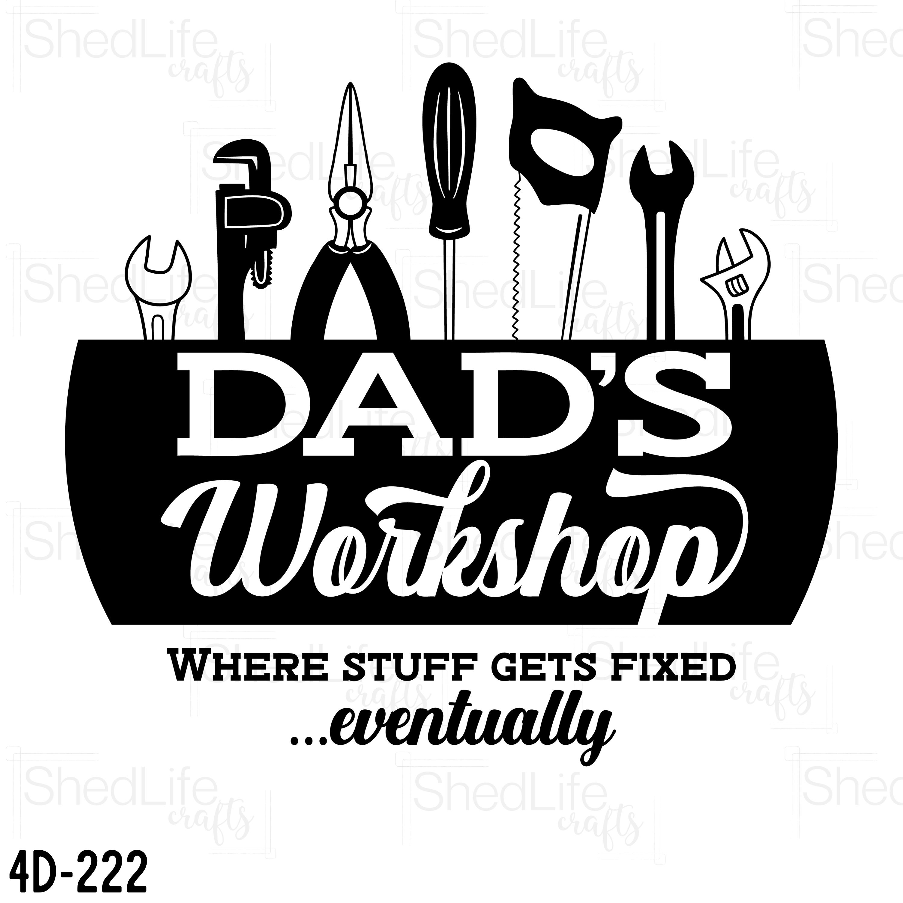 "Dad's Workshop" Apparel (4D-222)