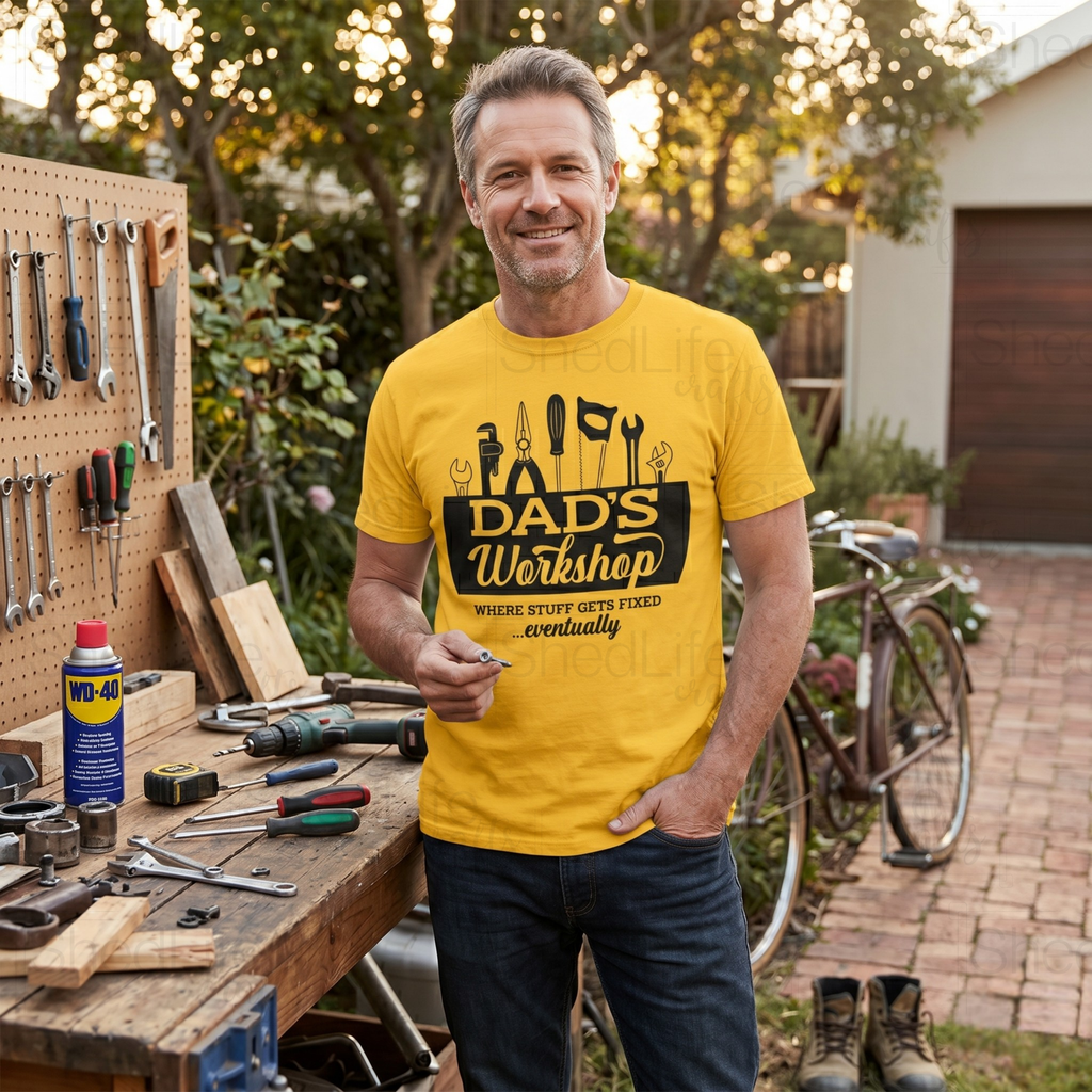 "Dad's Workshop" Apparel (4D-222)