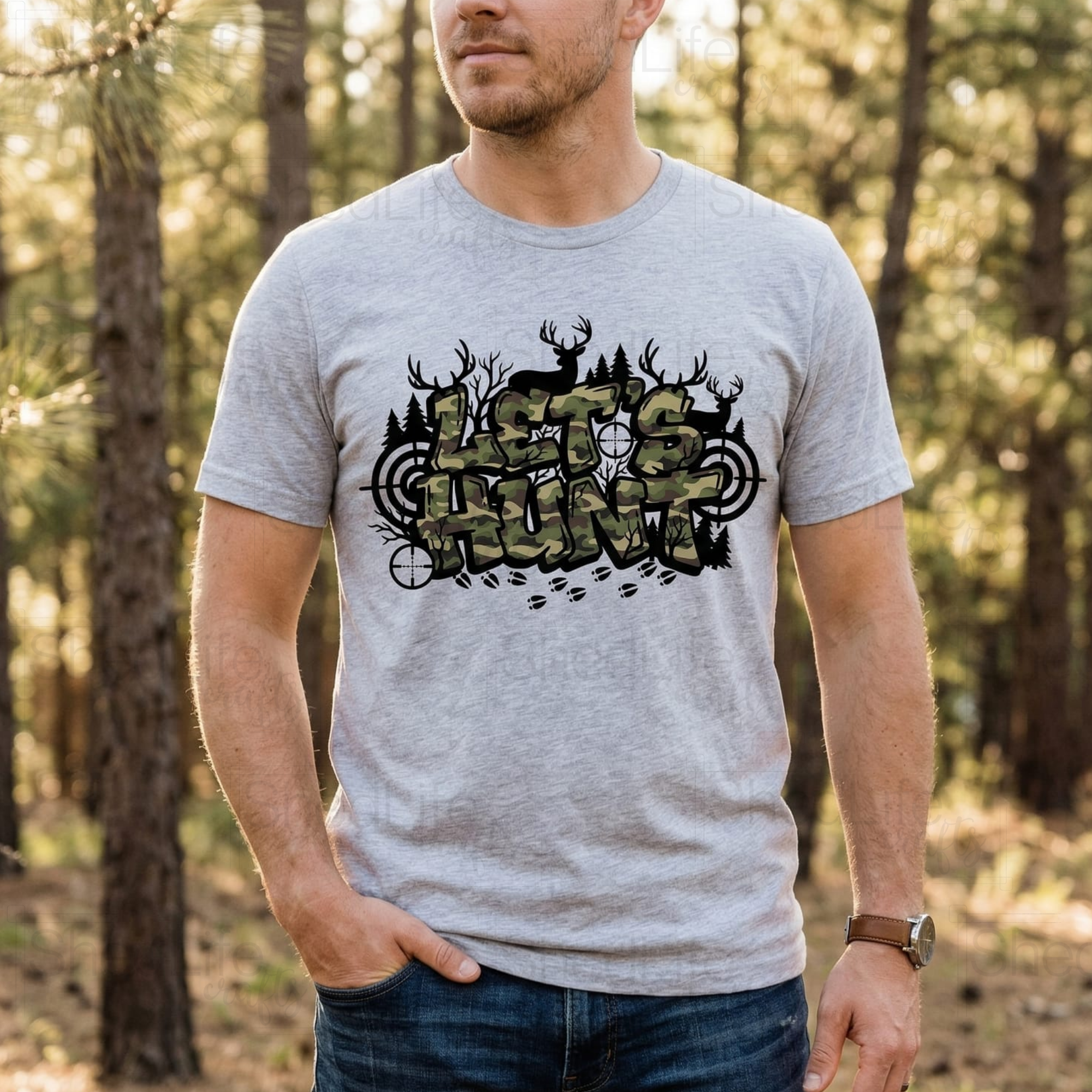 "Let's Hunt Graffiti" Apparel (1D-670)