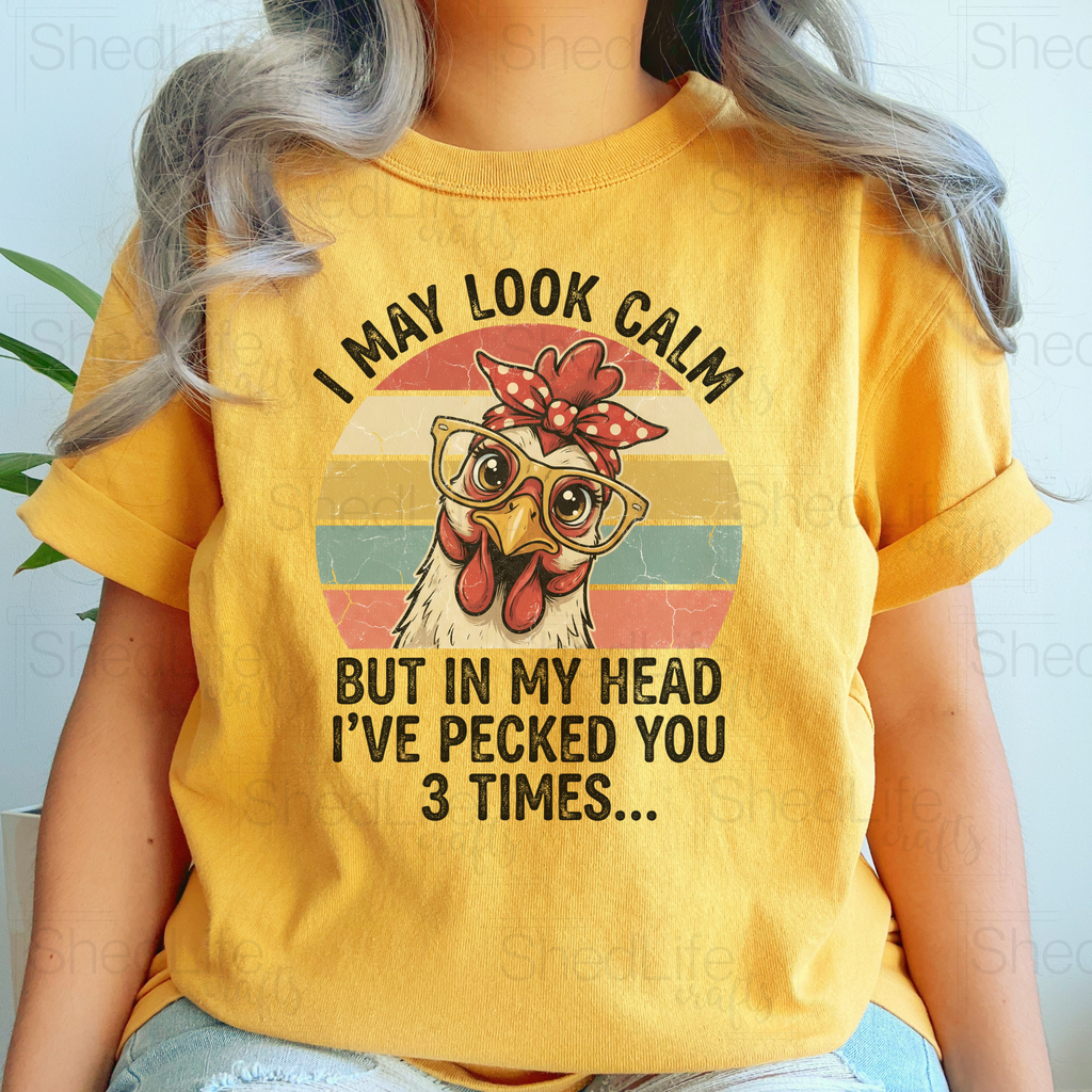 "I May Look Calm" Apparel (2D-17)