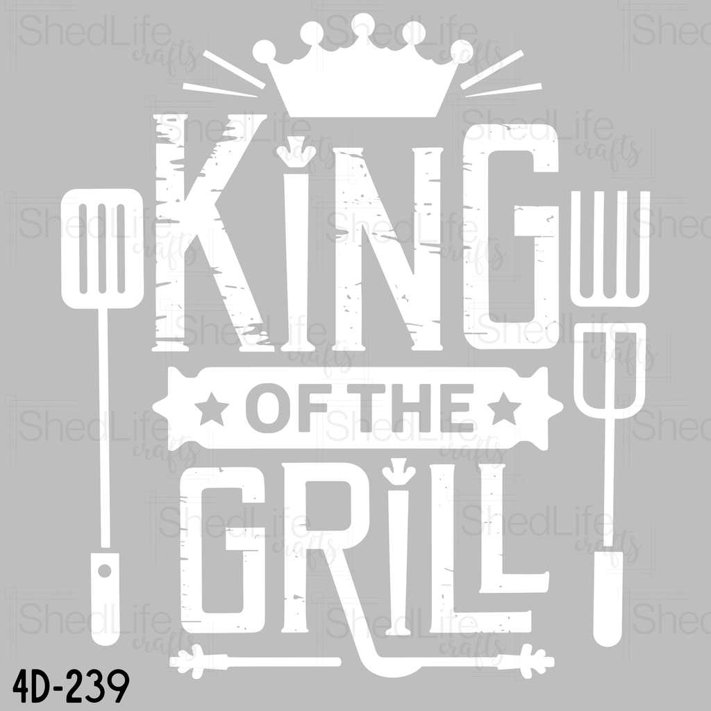"King of the Grill" Apparel (4D-239)