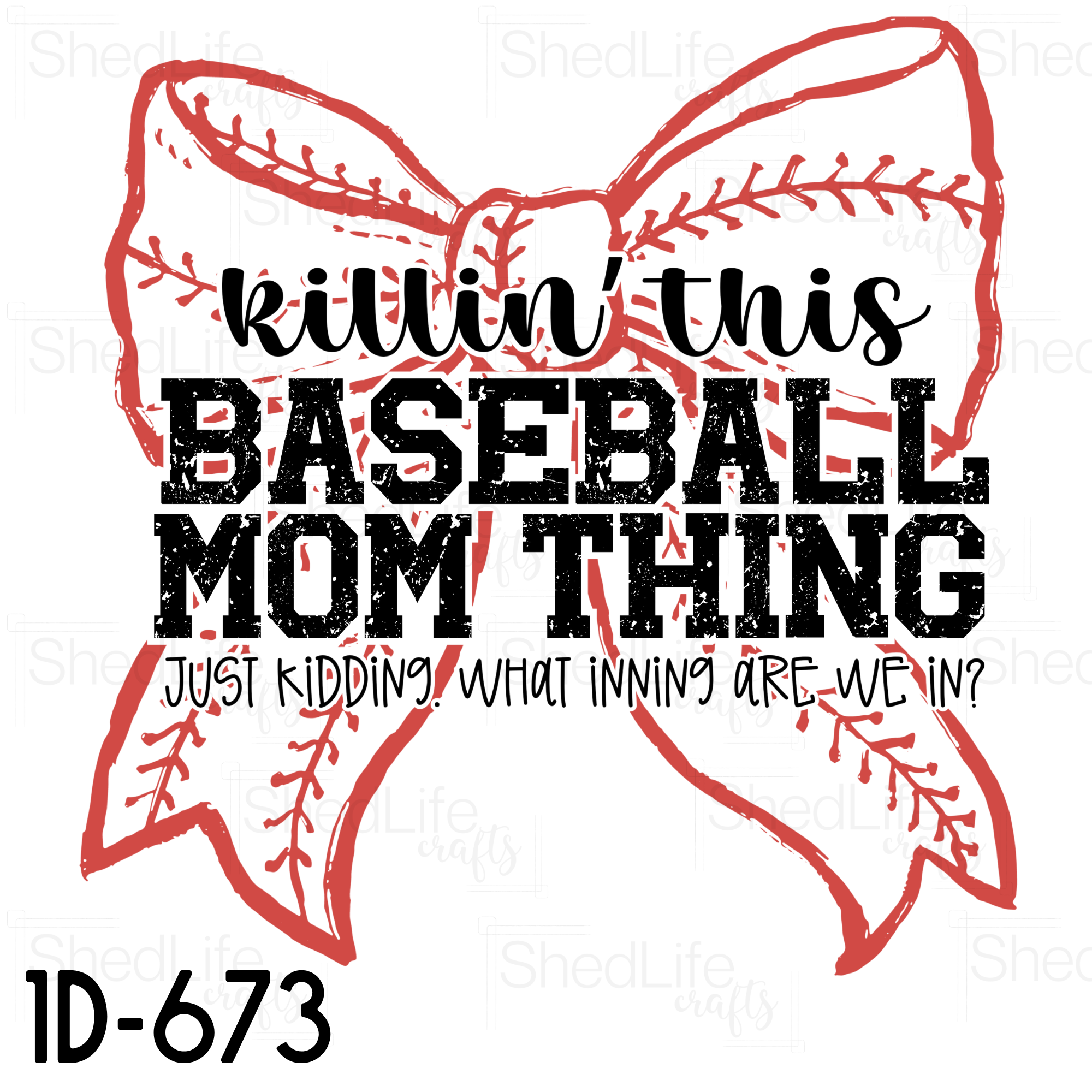 "Killin’ This Baseball Mom Thing" Apparel (1D-673)