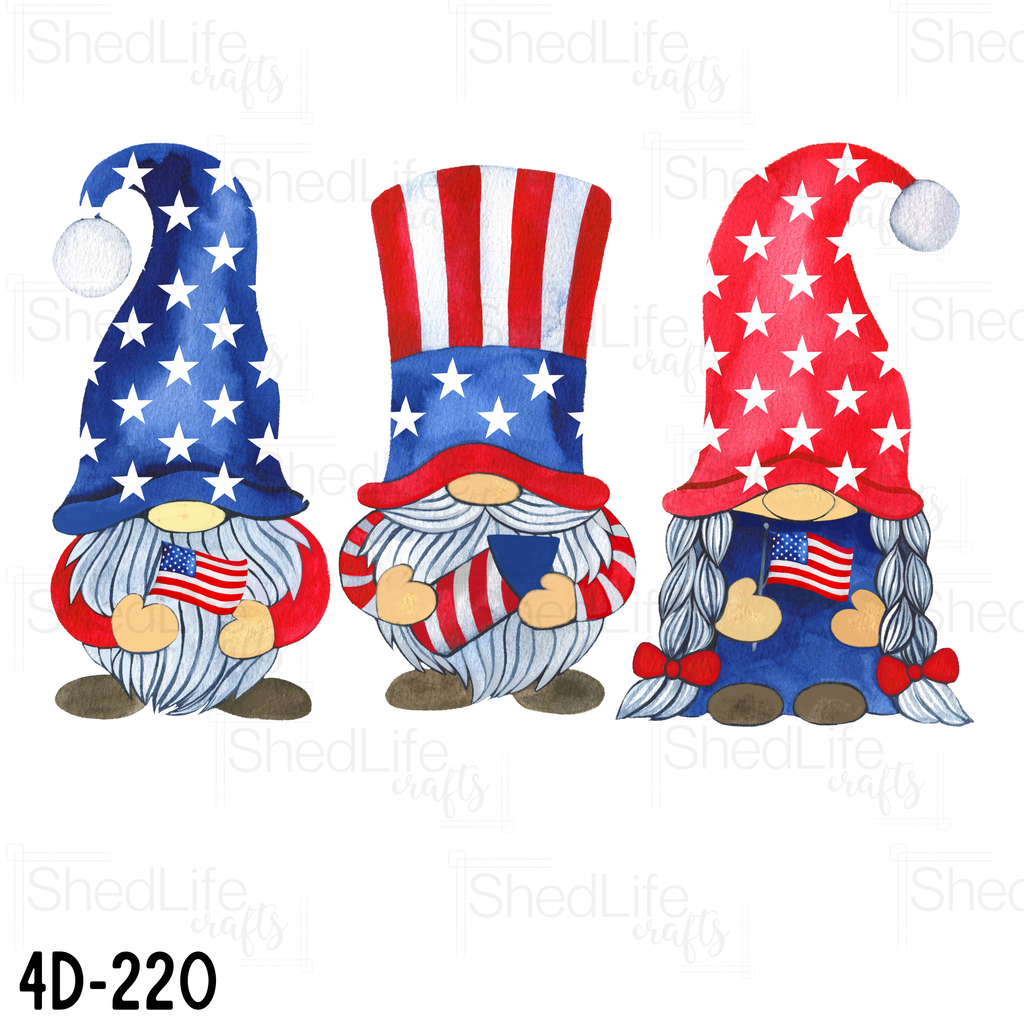 "USA Gnomes" Apparel (4D-220)