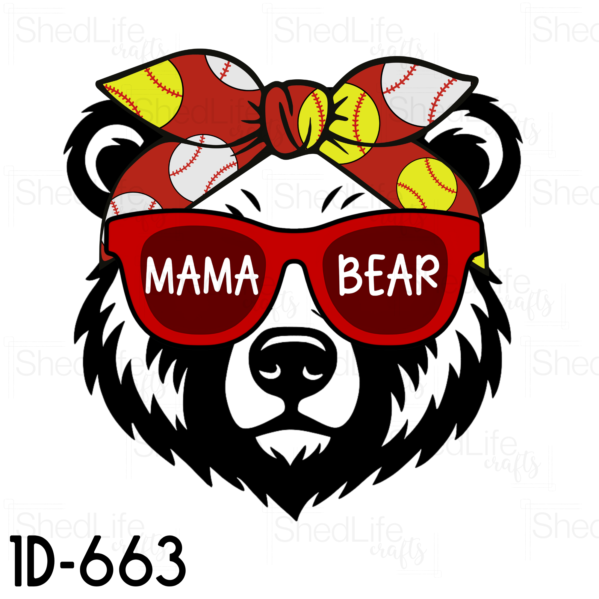 "Mama Bear" Apparel (1D-663)