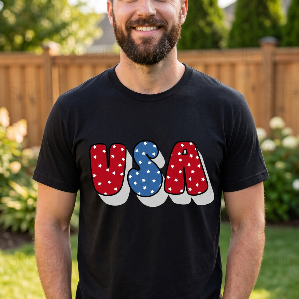 "Retro USA" Apparel (4D-98)