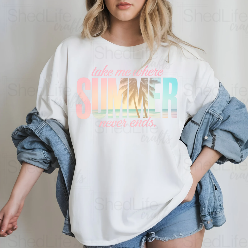 "Summer Never Ends" Apparel (1D-257)